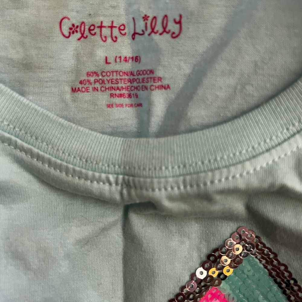 Colette Lilly Sequin Watermelon Shirt